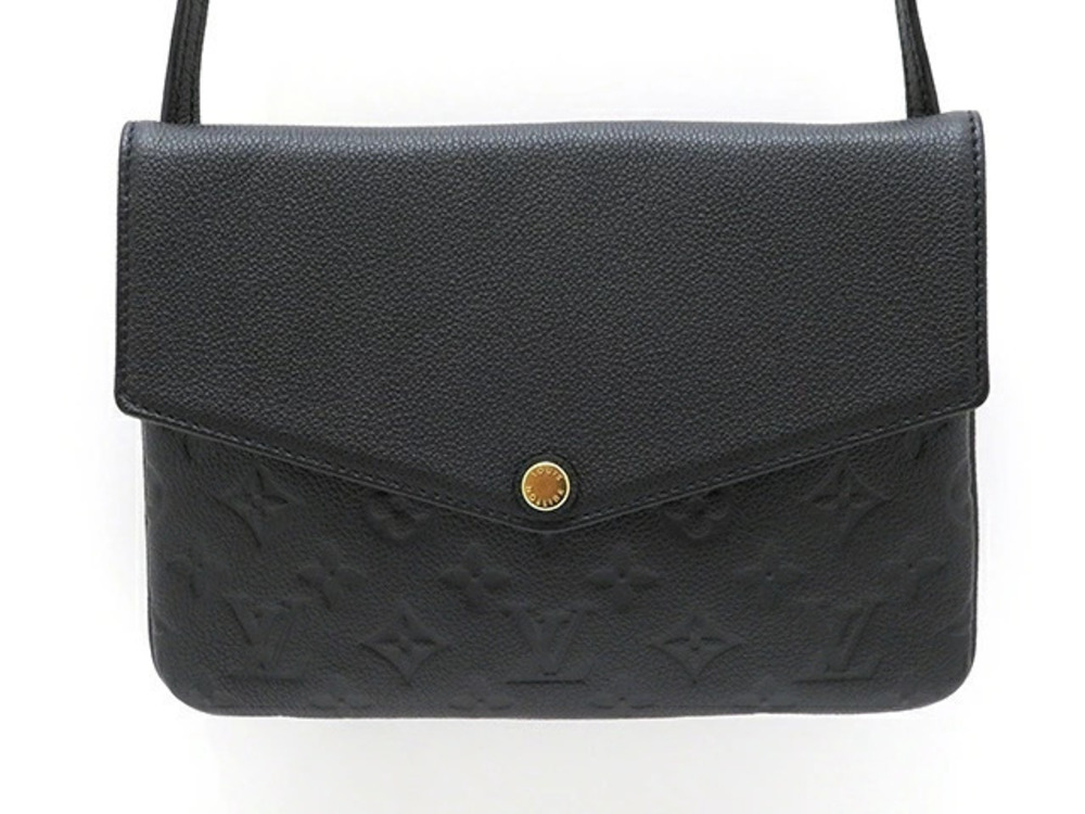 LOUIS VUITTON Twice Shoulder Bag Monogram Empreinte